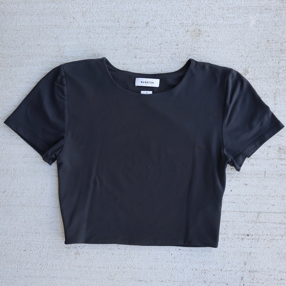 Babaton Black Crop Top